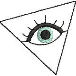 Stickdatei - Allsehendes Auge